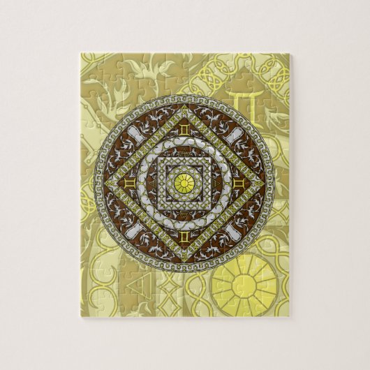 Gemini Mandala Puzzle Legpuzzel (Verticaal)