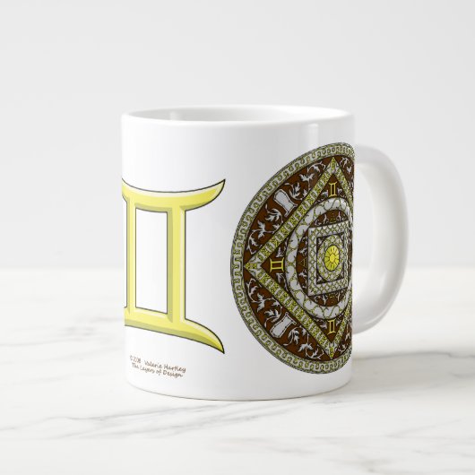 Gemini Mandala Specialty Mok (Voorkant rechts)