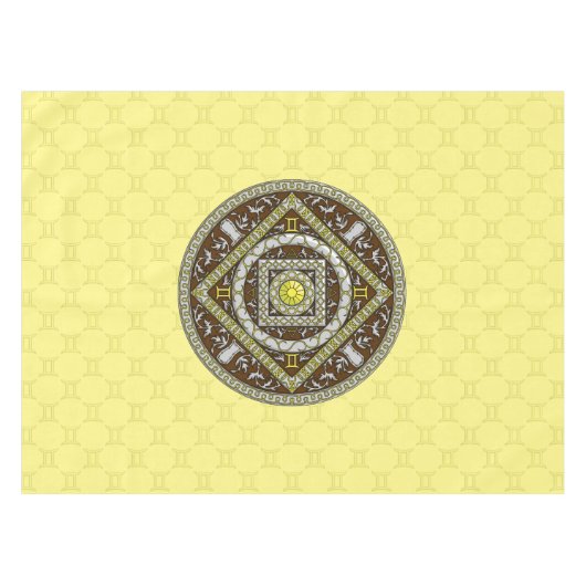 Gemini Mandala Tablecloth Tafelkleed (Voorkant (Horizontaal))