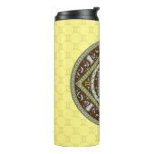 Gemini Mandala Thermische Tumbler Thermosbeker (Gedraaid links)