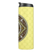 Gemini Mandala Thermische Tumbler Thermosbeker (Geroteerd rechts)