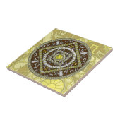 Gemini Mandala Tile Tegeltje (Zijkant)