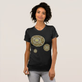 Gemini Mandala Vrouwen Donker Shirt (Voorkant volledig)