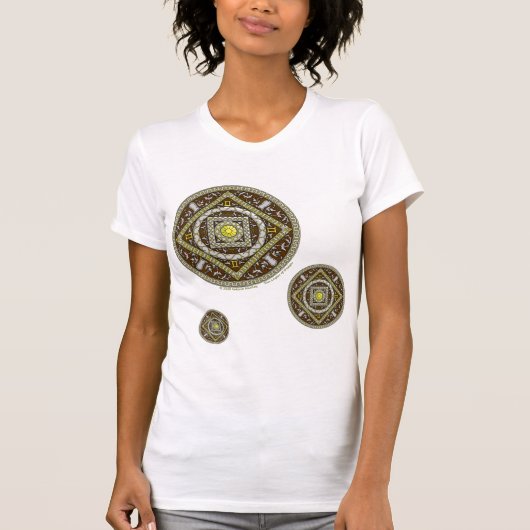 Gemini Mandala Vrouwen Licht Shirt (Voorkant)