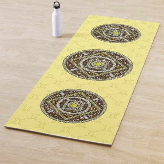 Gemini Mandala Yoga Mat (In situ)