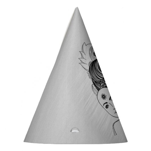 Gemini Mask Lady Zodiac Feesthoedjes (Links)