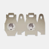 Gemini MaskLady Zodiac Rustic Bedankdoosjes (Uitgevouwen)