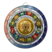 Gemini (May 21-June 20) Zodiac Signs. Dartbord (Voorkant)