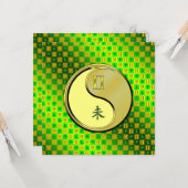 Gemini & Metal Goat Kaart (Voorkant / Achterkant in situ)