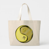 Gemini & Metal Horse Grote Tote Bag (Achterkant)