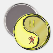 Gemini & Metal Tiger Magneet (Voorkant / Achterkant)