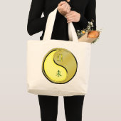 Gemini & metalen geit grote tote bag (Voorkant (product))