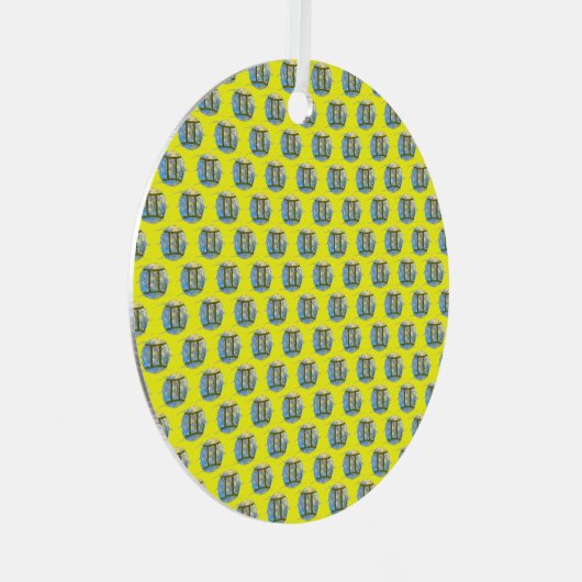 Gemini Metalen Ornament (Voorkant Rechts)