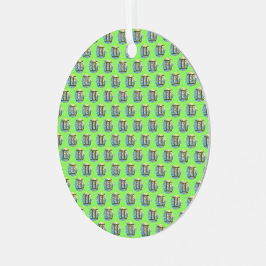 Gemini Metalen Ornament (Voorkant links)