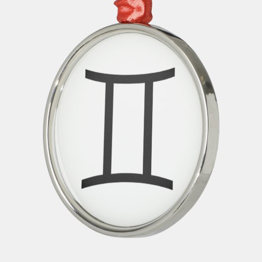 Gemini Metalen Ornament (Links)