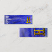 GEMINI MINI VISITEKAARTJE (Voorkant / Achterkant)