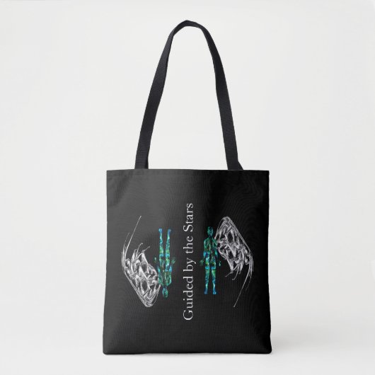 Gemini - Minimalistische Zodiac Tote Tas (Voorkant)