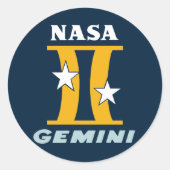 Gemini Mission Sticker (Voorkant)