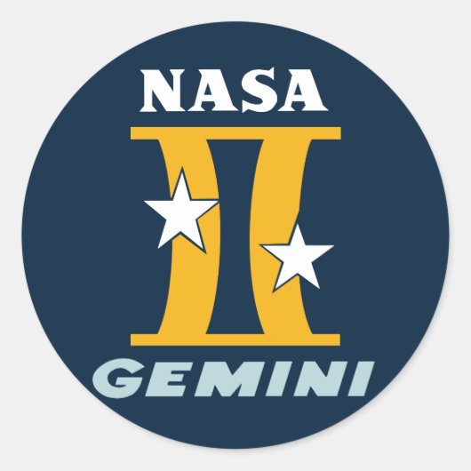Gemini Mission Sticker (Voorkant)