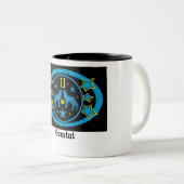 Gemini-Mok Tweekleurige Koffiemok (Voorkant rechts)