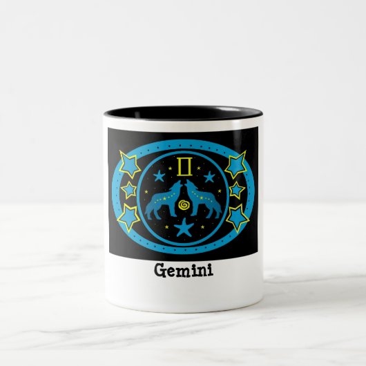 Gemini-Mok Tweekleurige Koffiemok (Center)