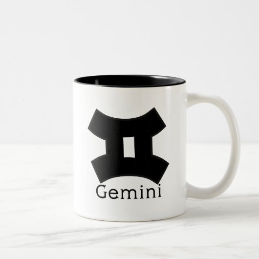 Gemini-Mok Tweekleurige Koffiemok (Rechts)