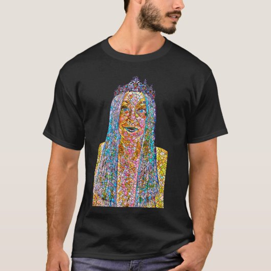 Gemini Mosaic Queen T-shirt (Voorkant)