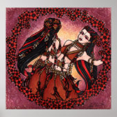 Gemini Original Belly Dance Art Poster (Voorkant)