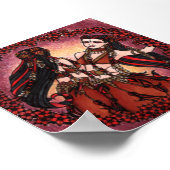 Gemini Origineel Belly Dance Art Poster (Hoek)