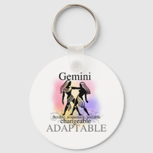 Gemini over jou sleutelhanger