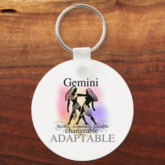 Gemini over jou sleutelhanger (Voorkant)
