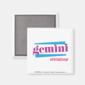 Gemini Paars Magneet (Voorkant / Achterkant)