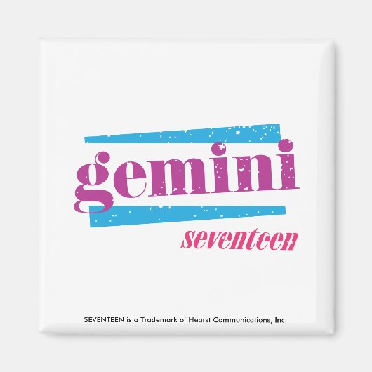 Gemini Paars Magneet (Voorkant)