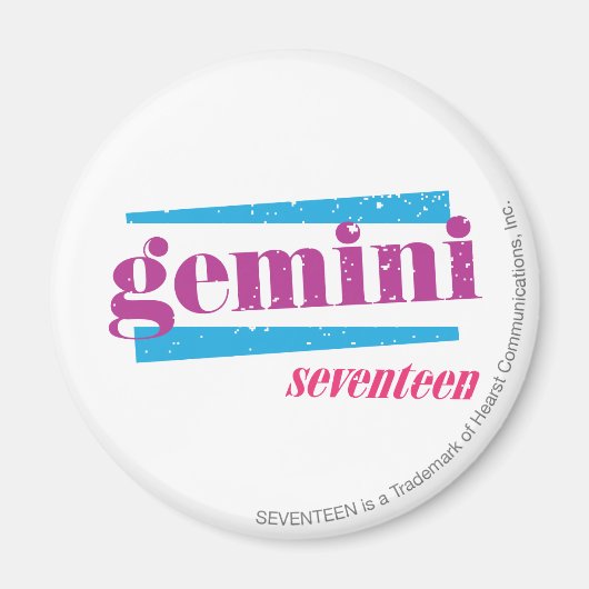 Gemini Paars Magneet (Voorkant)