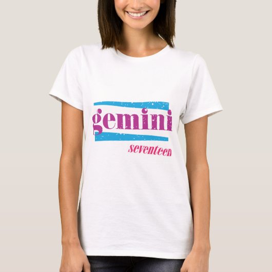 Gemini Paars T-shirt (Voorkant)