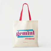 Gemini Paars Tote Bag (Voorkant)