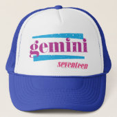 Gemini Paars Trucker Pet (Voorkant)