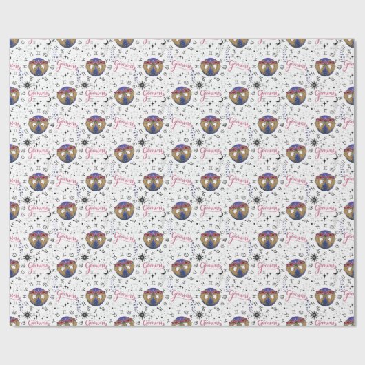 Gemini-pakpapier Cadeaupapier (Vlak)