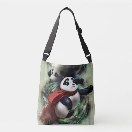 Gemini Panda- Crossbody Tas (Voorkant)