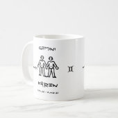 Gemini Personalized Koffiemok (Voorkant links)