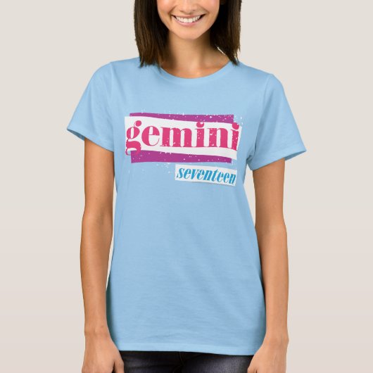 Gemini Pink T-shirt (Voorkant)