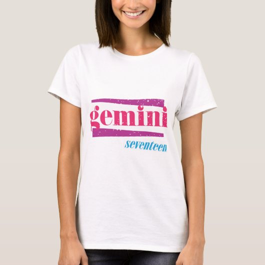 Gemini Pink T-shirt (Voorkant)