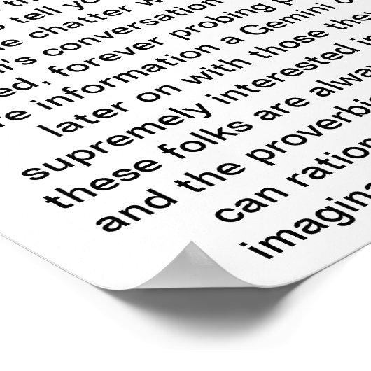 Gemini Poster (Hoek)