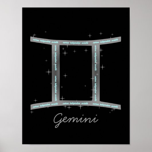 Gemini-Poster Poster (Voorkant)