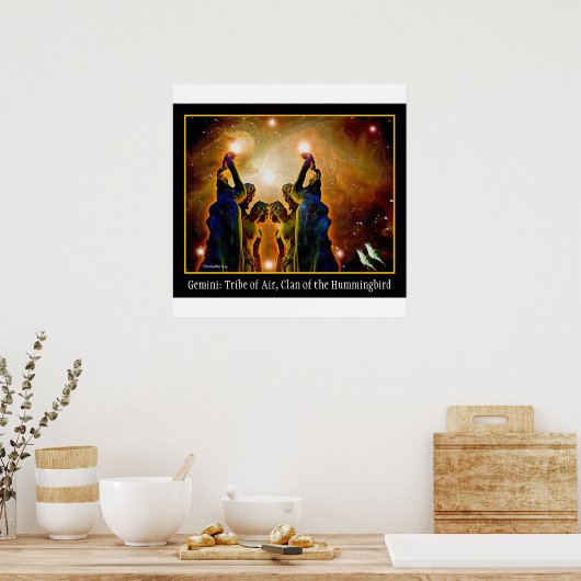 Gemini-poster Poster (Keuken)