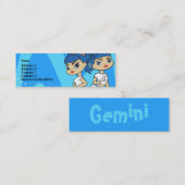 Gemini-profielkaart Mini Visitekaartje (Voorkant / Achterkant)