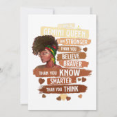 Gemini Queen Sweet als Snoep Birthday Gift for Bla Kaart (Achterkant)