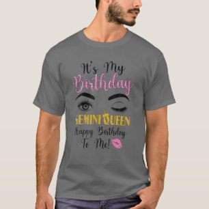 Gemini Queen's My Bday Zodiac Birthday for Girls T-shirt
