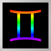 Gemini Rainbow Poster (Voorkant)