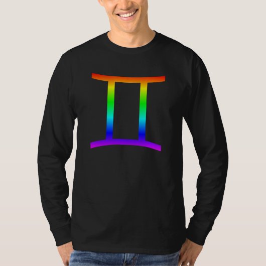 Gemini Rainbow T-shirt (Voorkant)
